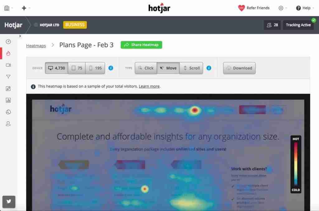 Website Heatmap - Automatad