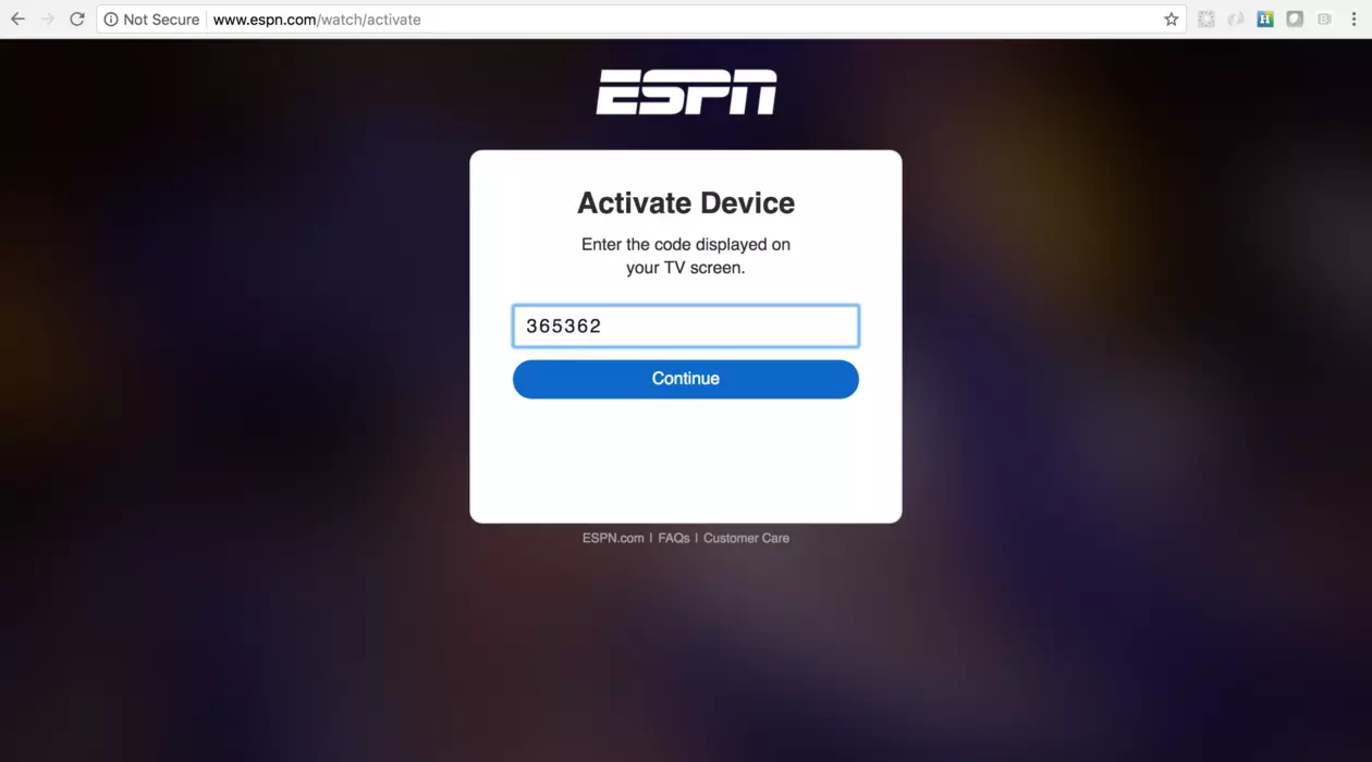 ESPN on Apple TV