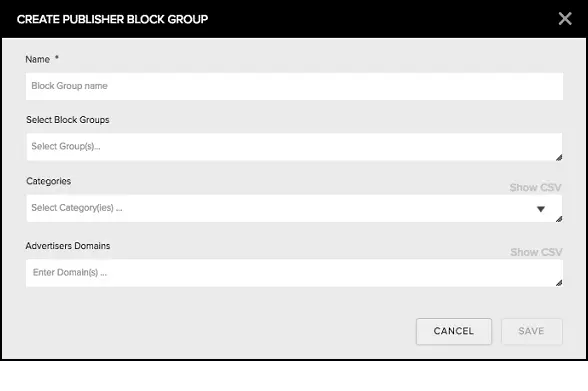 Publishers block group