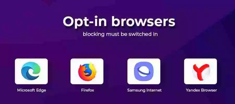 Opt in Mobile Ad Block Browser