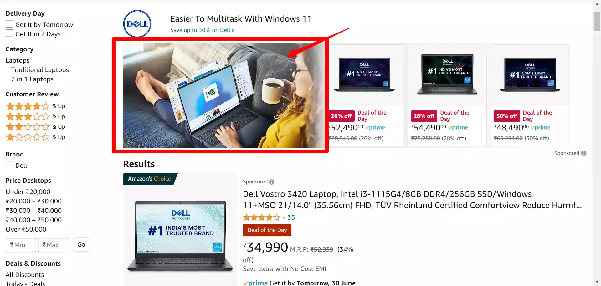 Amazon the Best Example of Native Ads