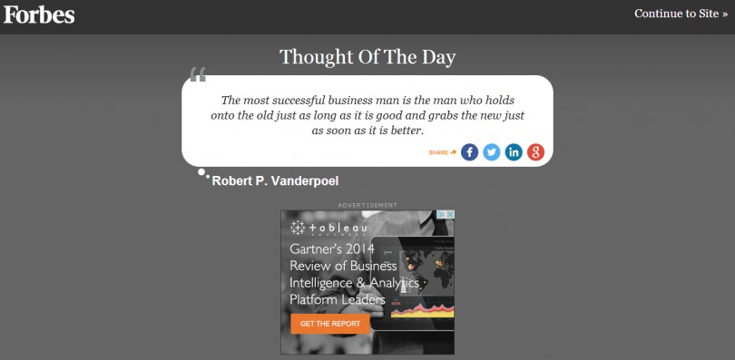 forbes thought of the day